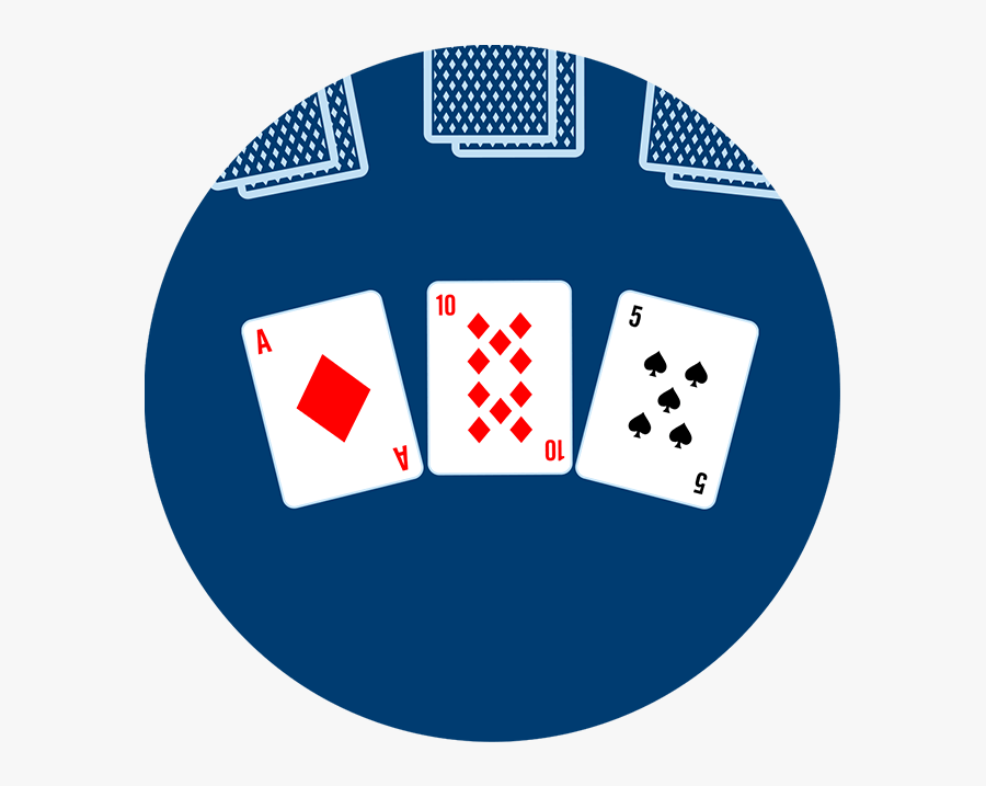 Transparent Hand Of Playing Cards Clipart - Poker, Transparent Clipart