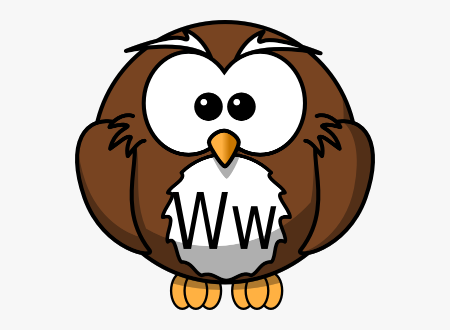 Cartoon Owl Transparent Background, Transparent Clipart