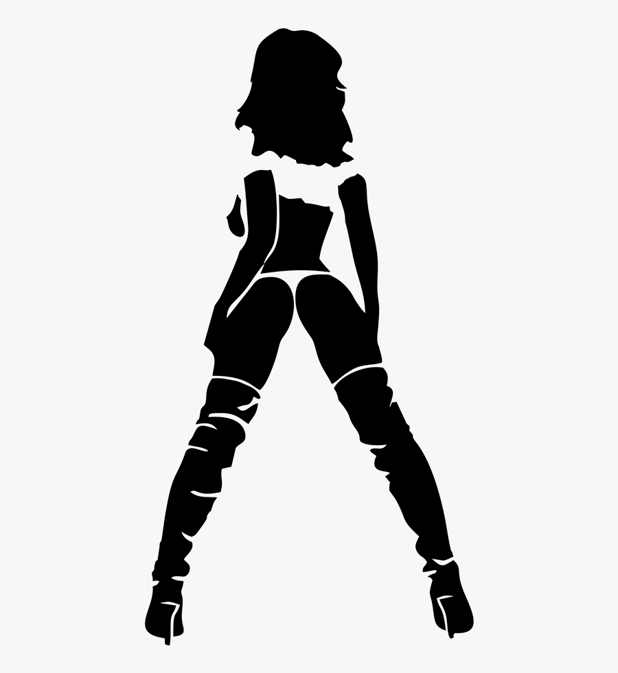 Silhouette Clip Art Woman Illustration Girl - Sexy Girl Logo Png , Free Tra...