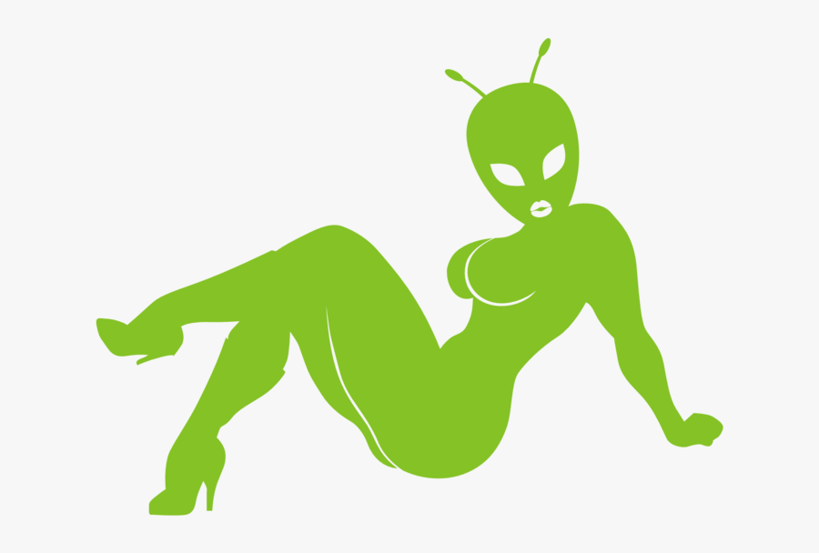 Sexy Alien, Transparent Clipart