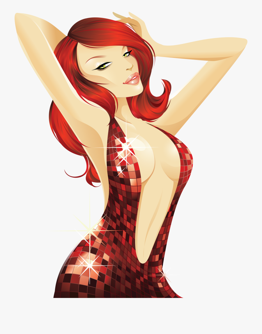 Sexy Girls Png - Hot Cartoon Girl Png, Transparent Clipart