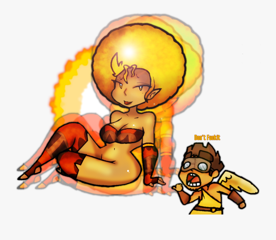 Why Yes I Did Draw A Sexy Sun Lady For This 
hope Yer, Transparent Clipart