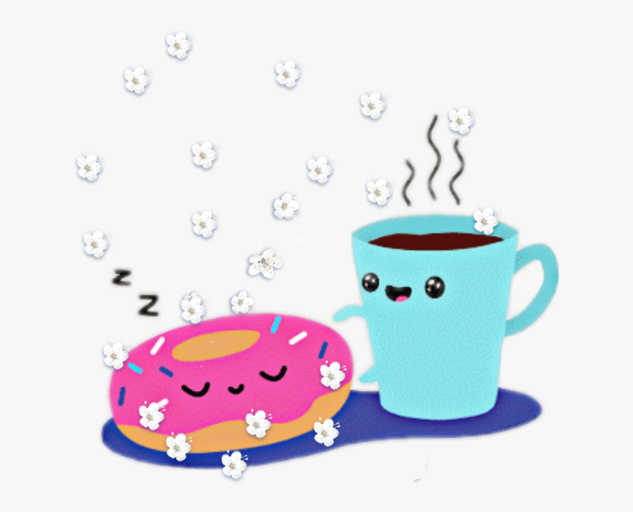 Donuts And Coffee Cute - Good Morning Coffee Cute Gif, Transparent Clipart
