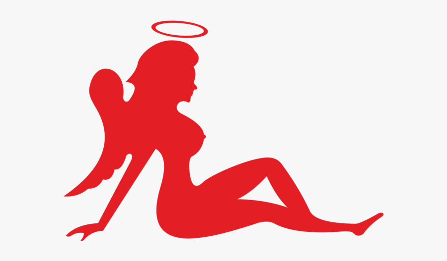 Angel Silhouette, Transparent Clipart