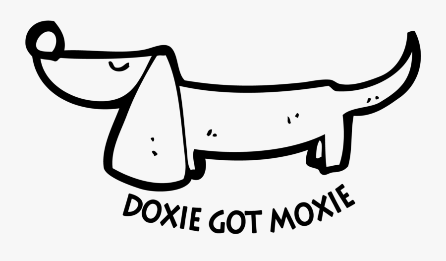 Doxie Got Moxie, Transparent Clipart