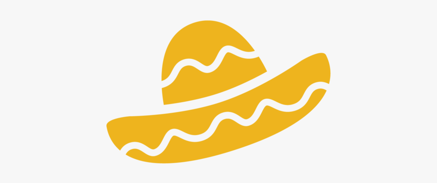 Sombrero Yellow, Transparent Clipart