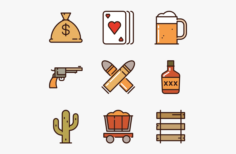 Wild West Icon Png, Transparent Clipart