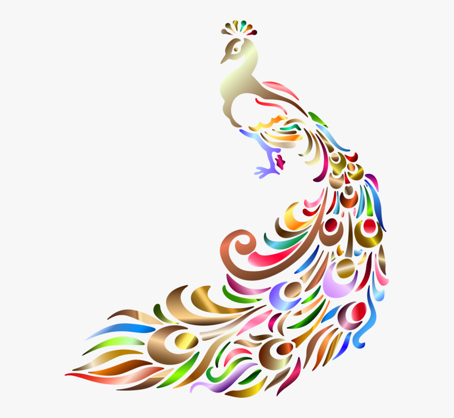 Graphic Design,peafowl,desktop Wallpaper - Transparent Background Peacock Icon, Transparent Clipart