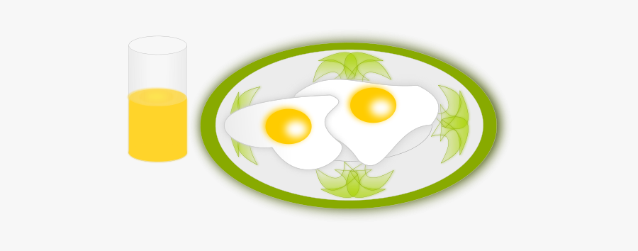 Free Breakfast - Huevos Y Jugo De Naranja, Transparent Clipart