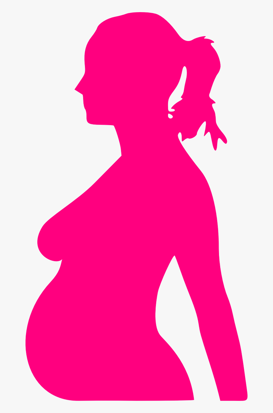 Transparent Pregnant Woman Silhouette Png - Pregnant Clip Art, Transparent Clipart