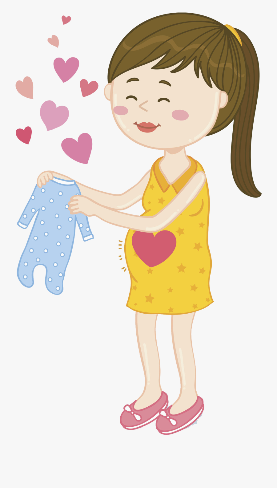 Drawing Clip Art Pregnant - Clip Art, Transparent Clipart