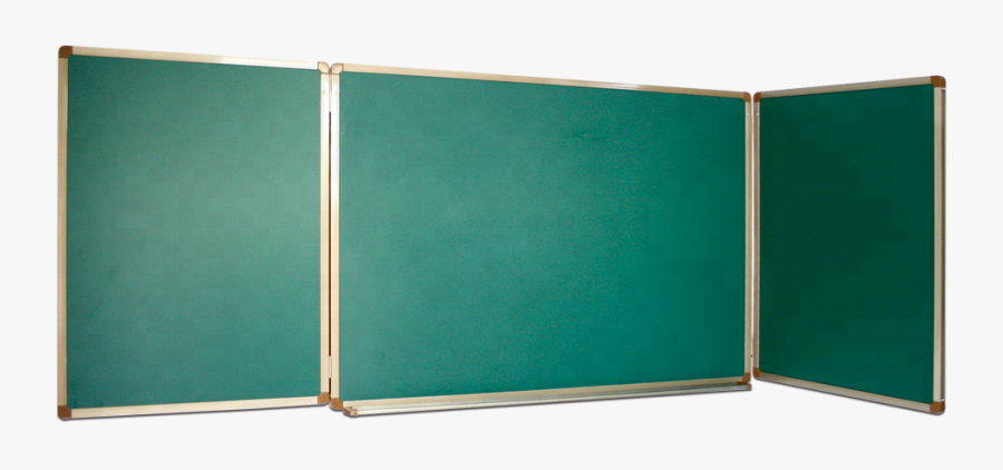 Three-element Folding Blackboard Green Chalk Board, Transparent Clipart