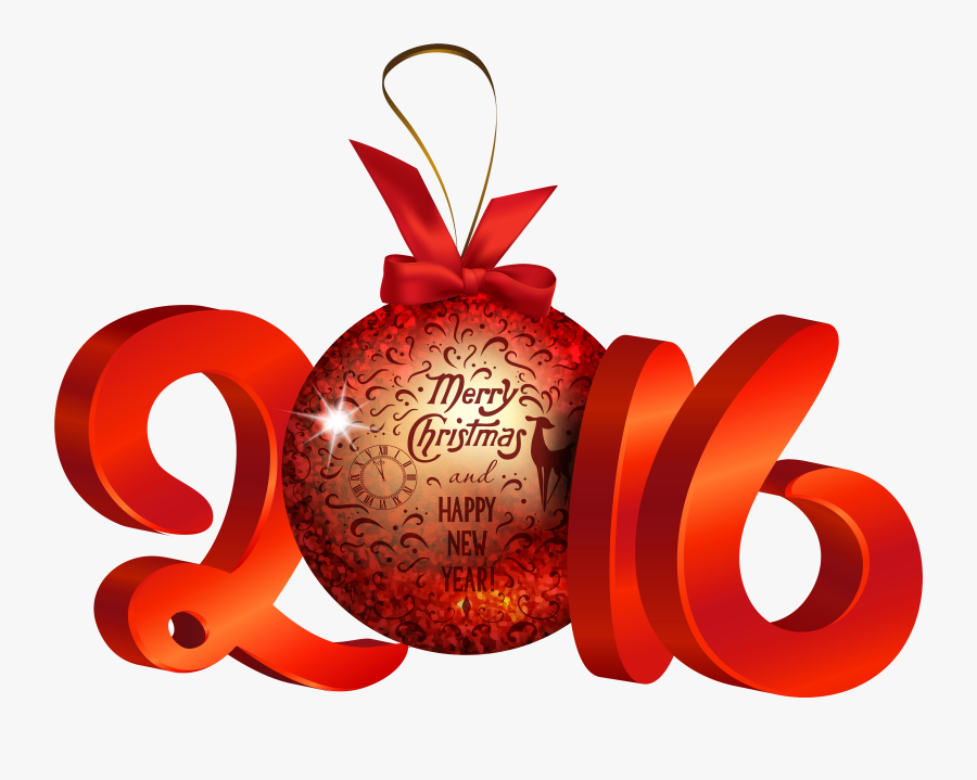 Christmas 2016 Png, Transparent Clipart