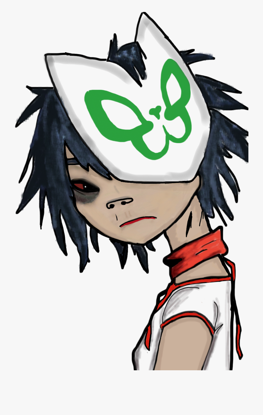 I Did A Noodle Drawing It Took Me Forever Tho Goril - Cartoon, Transparent Clipart