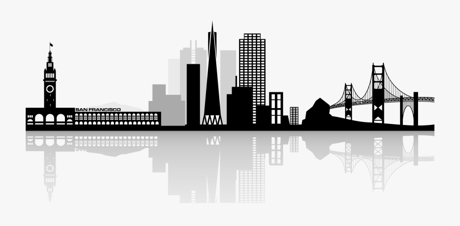 San Francisco Skyline Royalty-free - San Francisco Skyline Clipart, Transparent Clipart