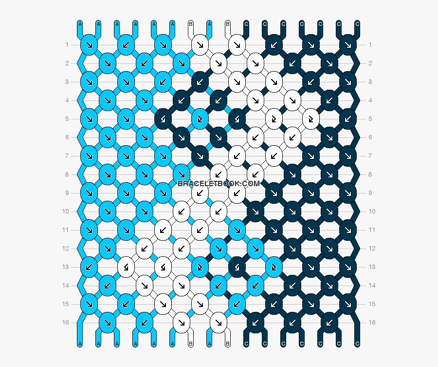 Clip Art Normal Pattern Added By - Rainbow Pattern Friendship Bracelet, Transparent Clipart