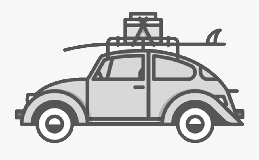 Transparent Busy Street Clipart - Beetle Beach Vector, Transparent Clipart