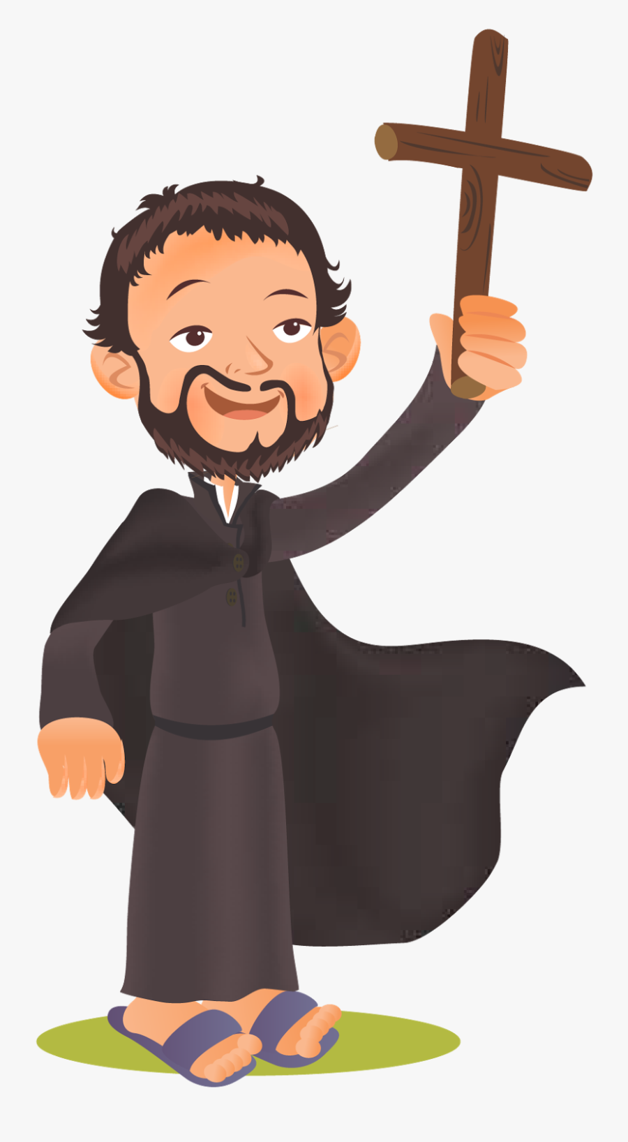 Clip Art Sao Francisco Desenho - Santa Terezinha E São Francisco Xavier, Transparent Clipart