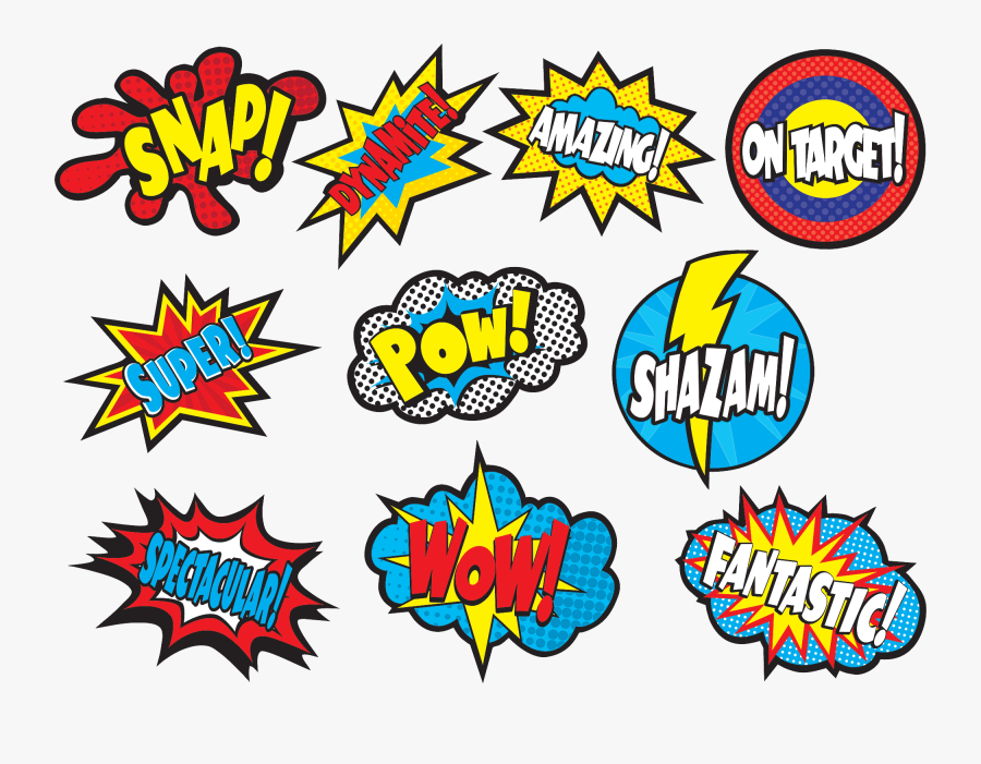 Superhero Sayings Clipart - Superhero Cut Out, Transparent Clipart