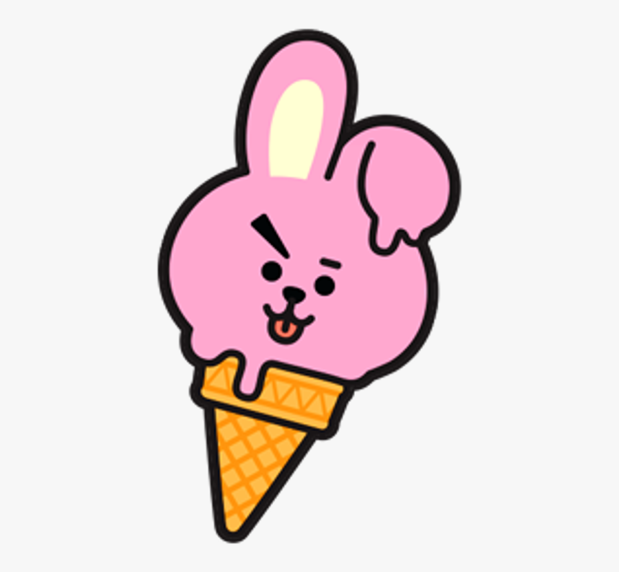 [ Please Dont Steal ] - Bt21 Cooky Ice Cream, Transparent Clipart