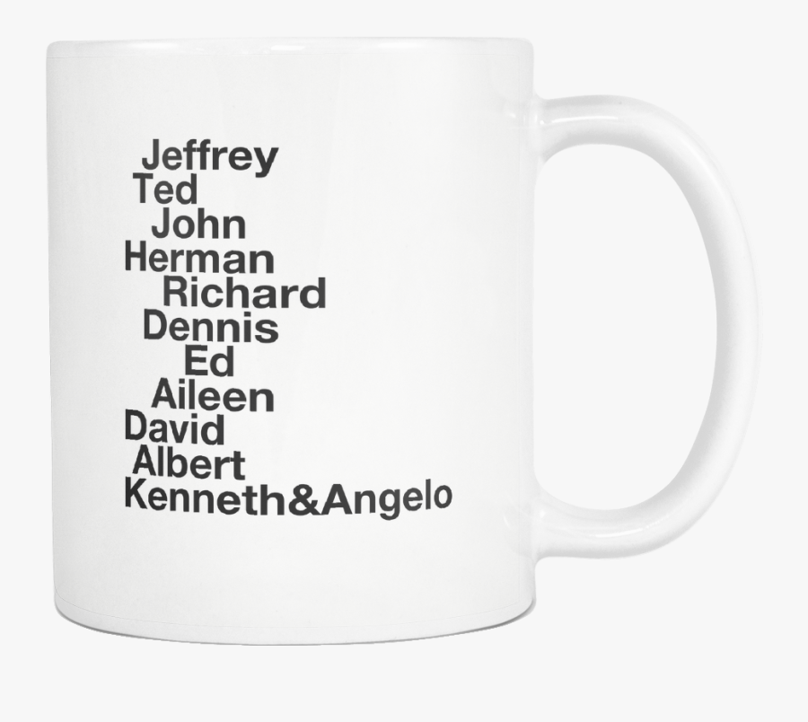 Hd Serial Killer Killers 11 Oz Black/white Accent Mug- - Mug, Transparent Clipart