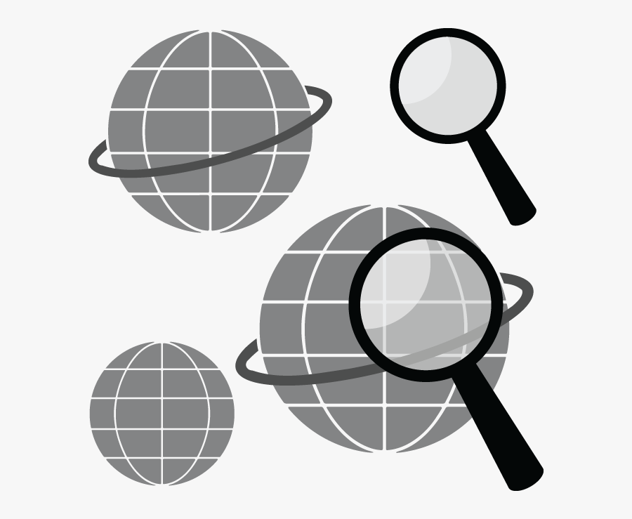 Search Clipart Black And White, Transparent Clipart