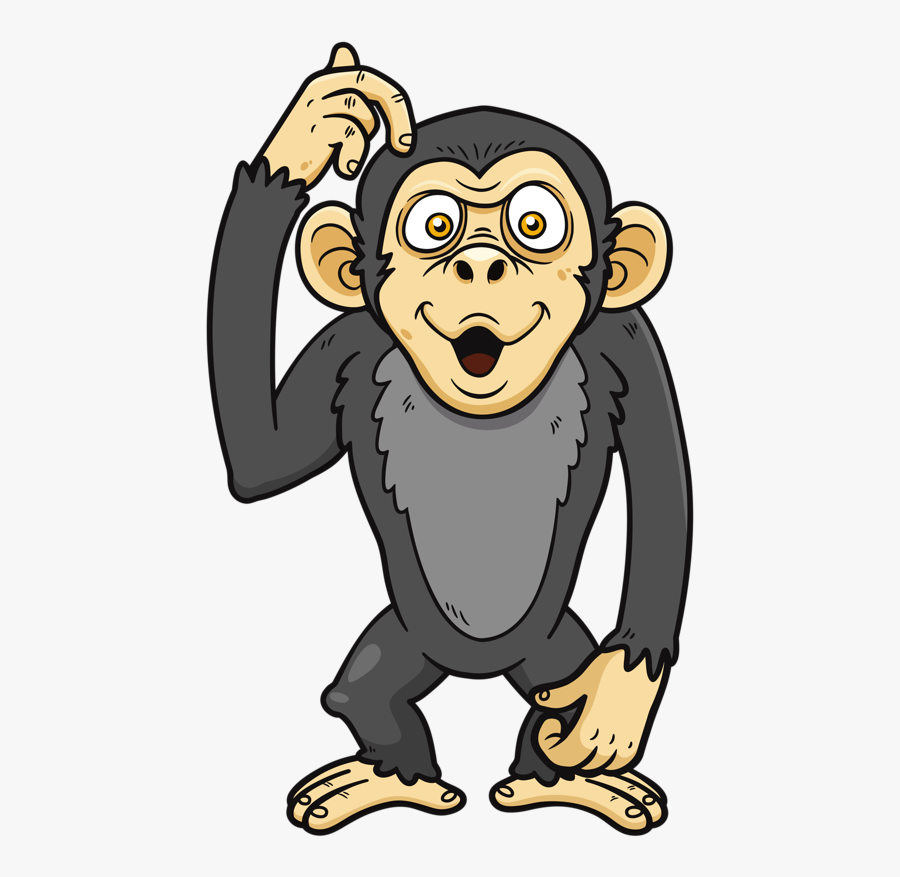 Monkey Cartoon, Transparent Clipart