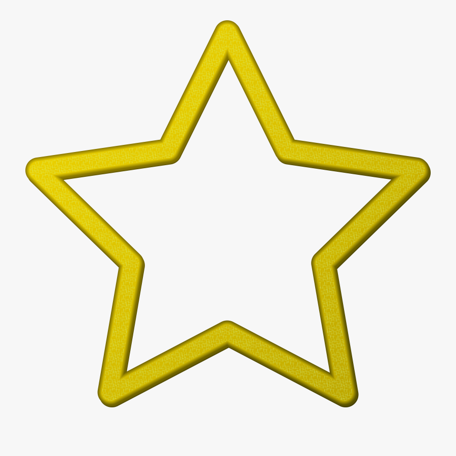 Yellow Cliparts Png Star, Transparent Clipart