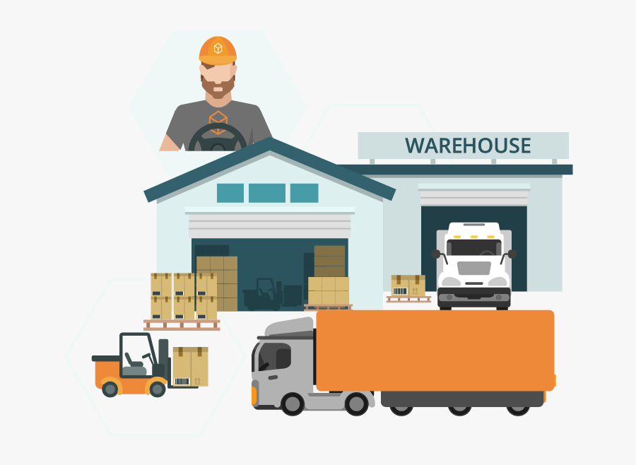 Warehouse Clipart Shipping Warehouse - Logistics Warehouse Png , Free