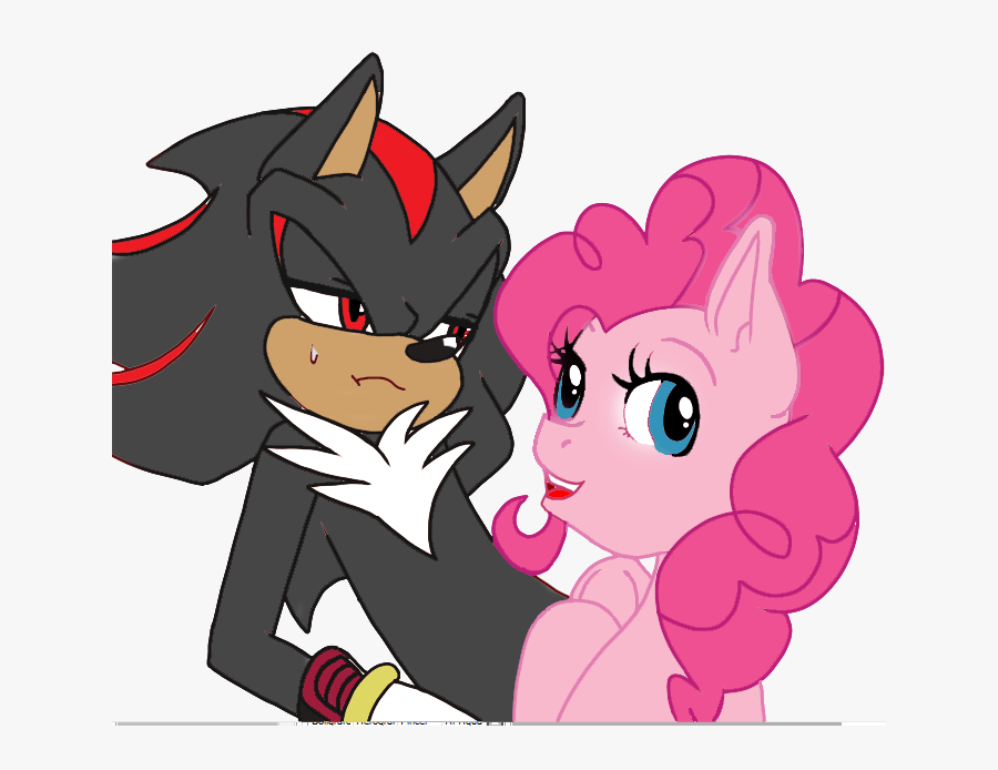 Artist Needed, Crossover, Crossover Shipping, Edgy, - Pinkie Pie And Sonic, Transparent Clipart