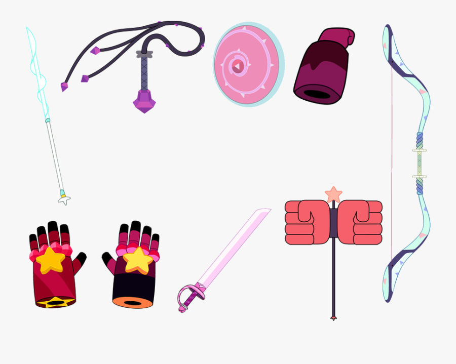 Gems Clipart Hard Object - Steven Universe Amethyst Whip, Transparent Clipart