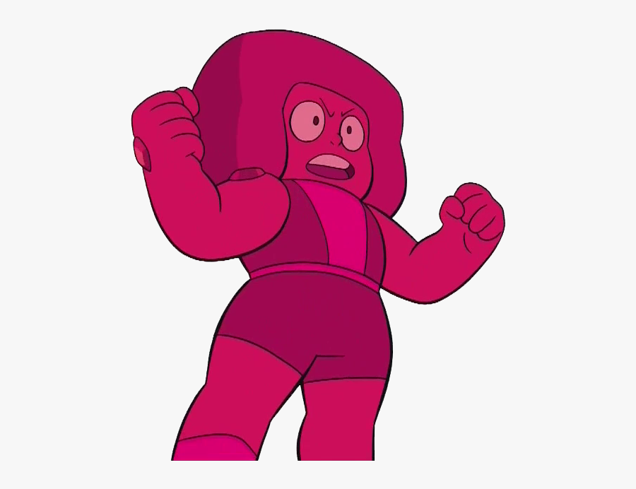 When Gems Of The Same Type Fuse They Become A Bigger - Omega Ruby Steven Universe, Transparent Clipart