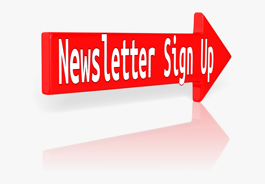 Sign Up Newsletter - Calligraphy, Transparent Clipart