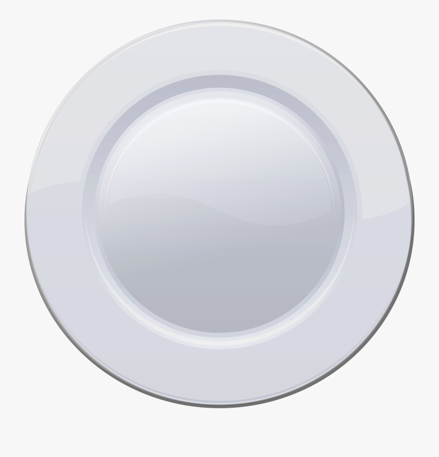 Whie Plate Png Clip Art, Transparent Clipart