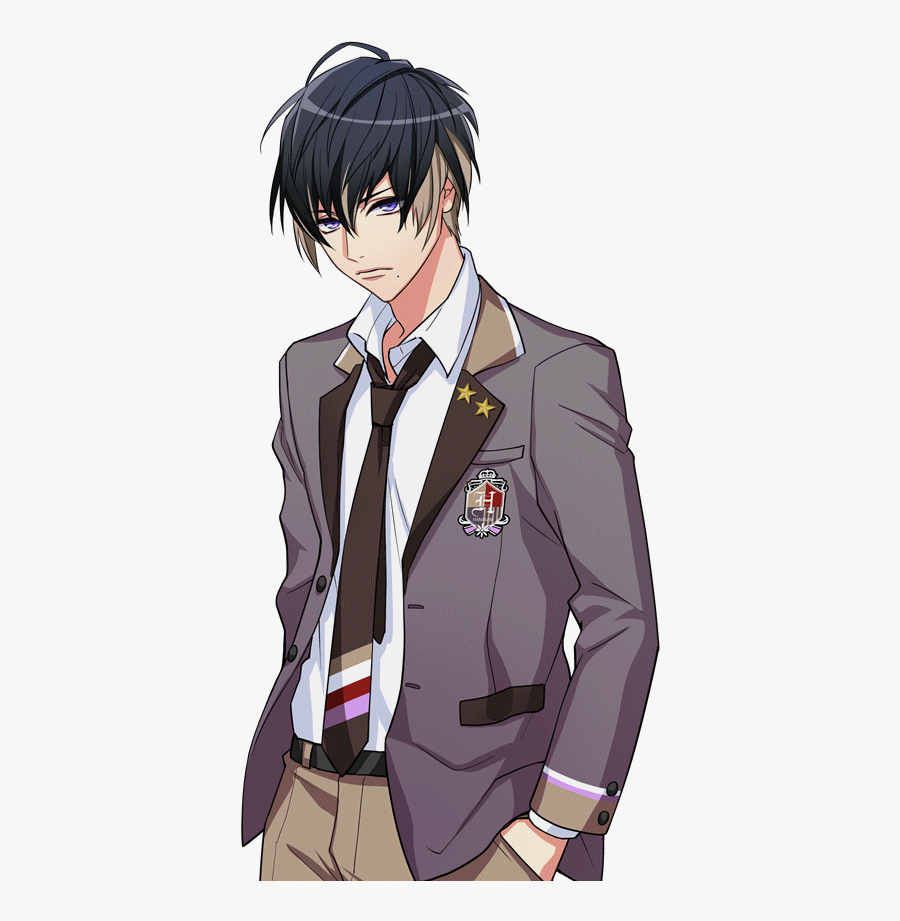 Anime Boy With School Uniform