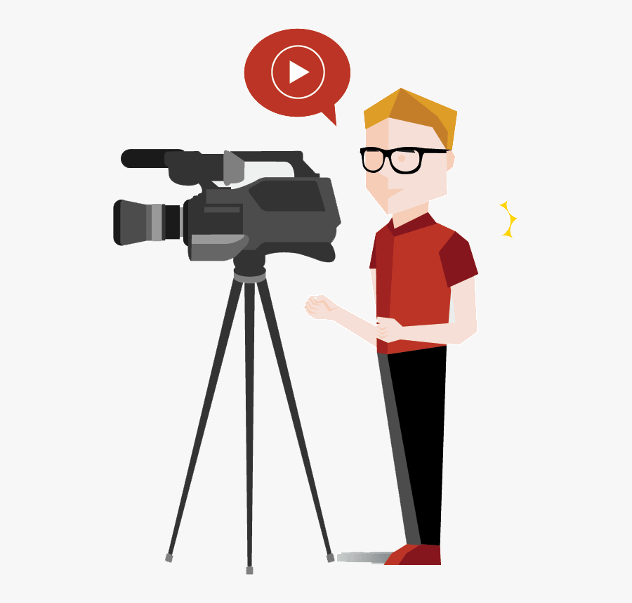 Quick Marketing Group Gets People Talking About Your - Video Recording Animated, Transparent Clipart