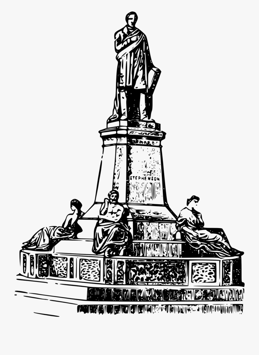 Recreation,monochrome Photography,monument - Monumento Clipart Black And White, Transparent Clipart