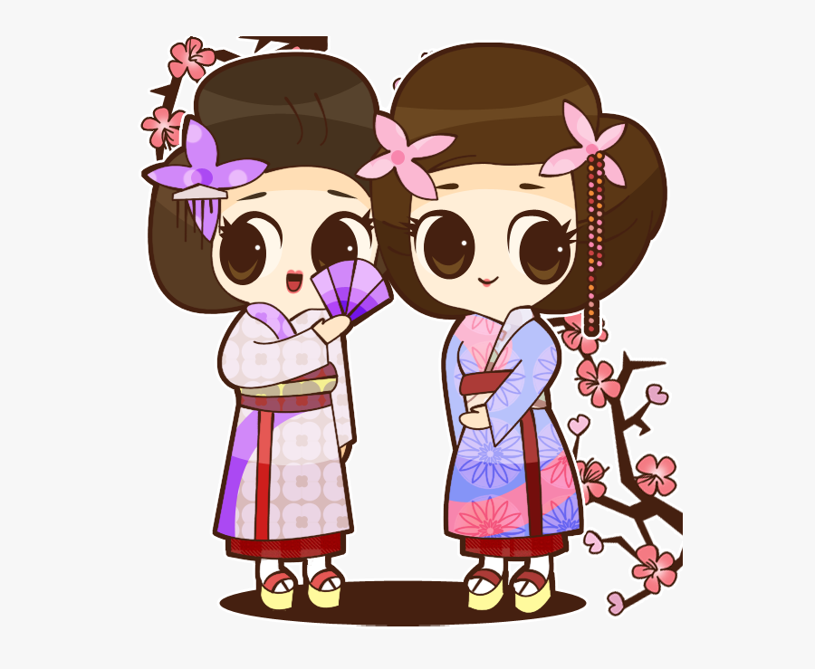 Transparent Geisha Png - Anime Japan Png, Transparent Clipart