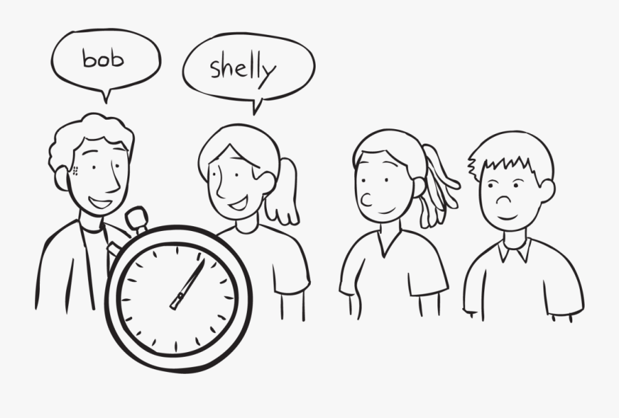 Stop Watch In Foreground Of Group Of People Calling, Transparent Clipart