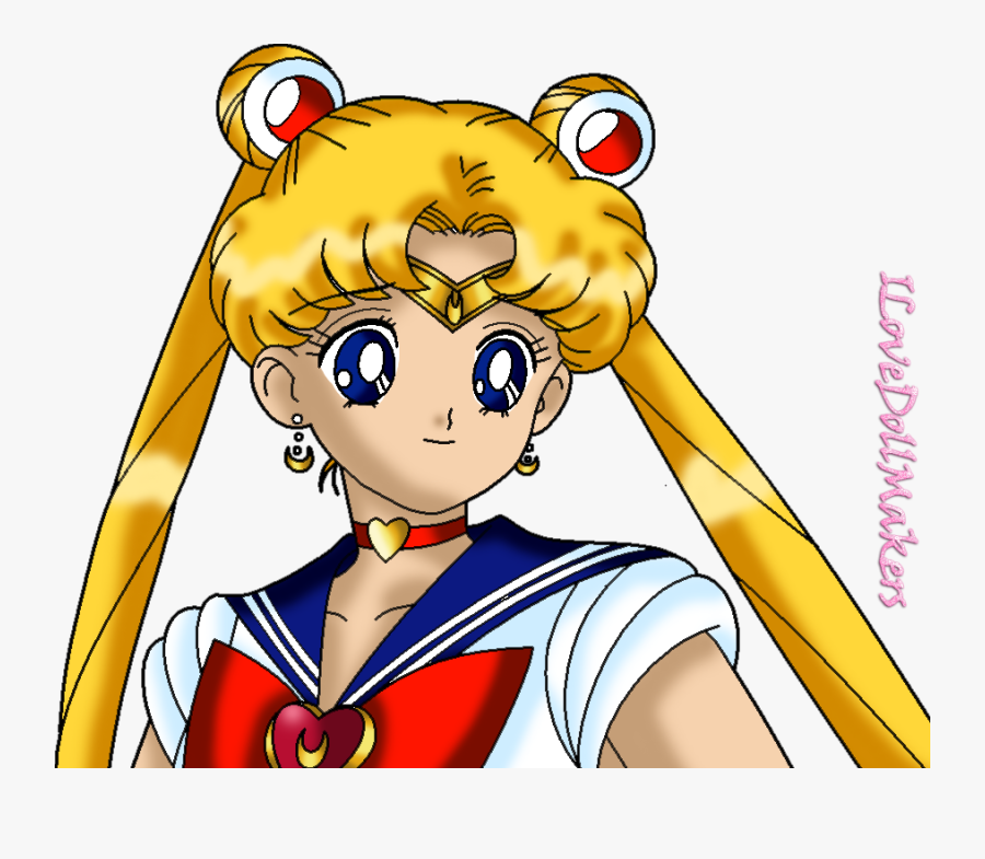 Art,fictional - Sailor Moon Full Face, Transparent Clipart