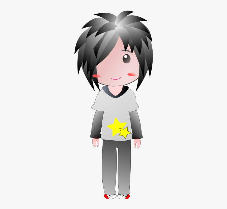 Boy,toddler,black Hair - Boy, Transparent Clipart