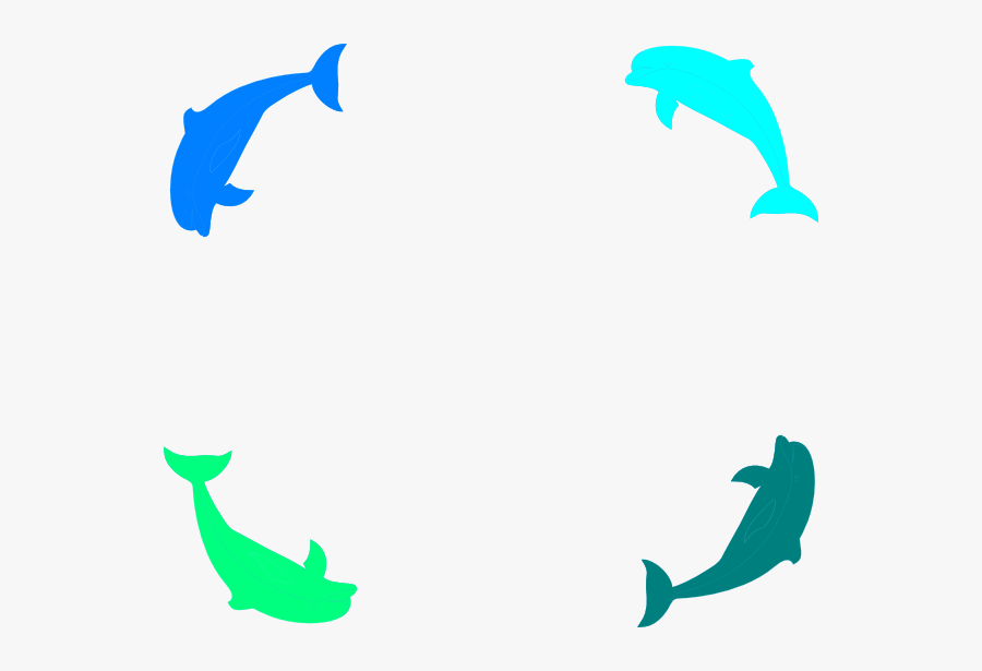 Dolphin Border Svg Clip Arts - Dolphin Border, Transparent Clipart