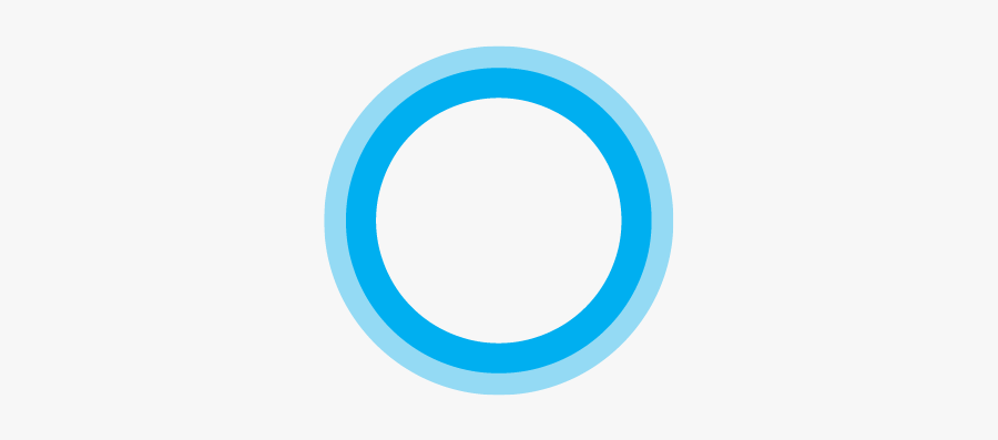 Cortana Icon - Transparent Microsoft Cortana Logo, Transparent Clipart