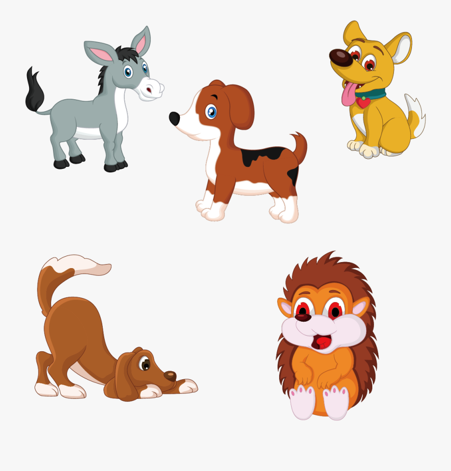Dog Euclidean Vector Icon - Cartoon Dog With Ball, Transparent Clipart