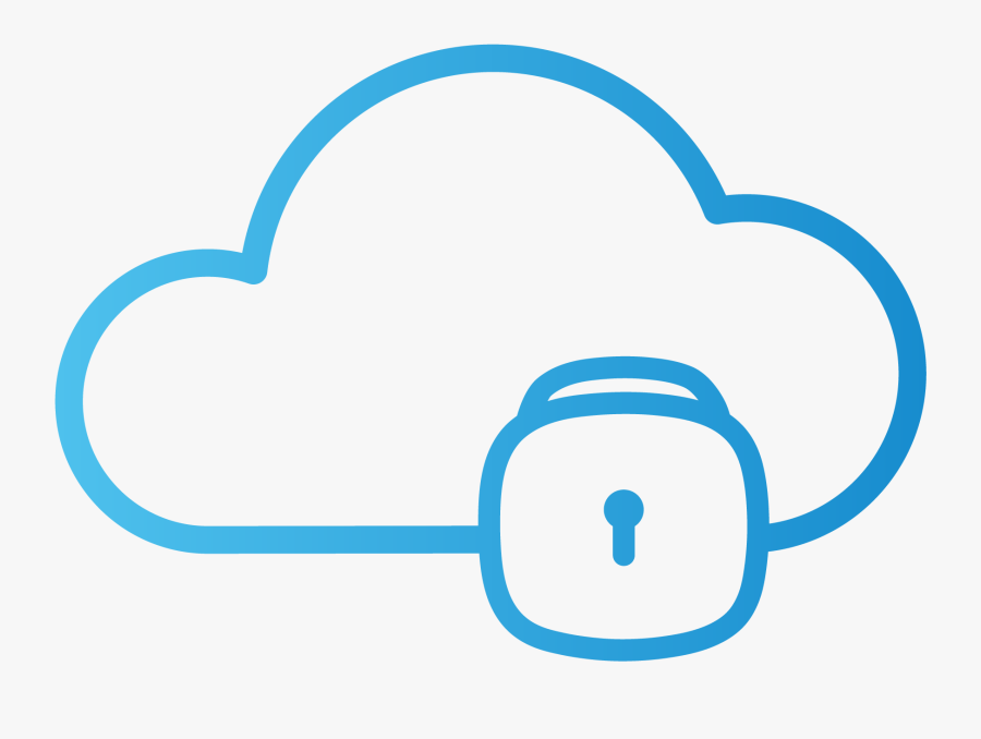 Secure Cloud, Transparent Clipart