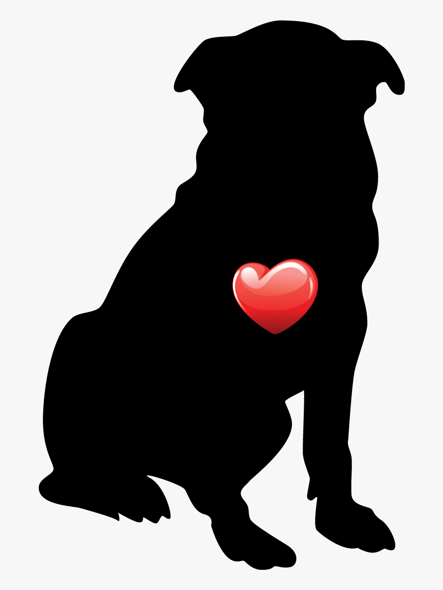 Pawprint Clipart Pug - Pug, Transparent Clipart