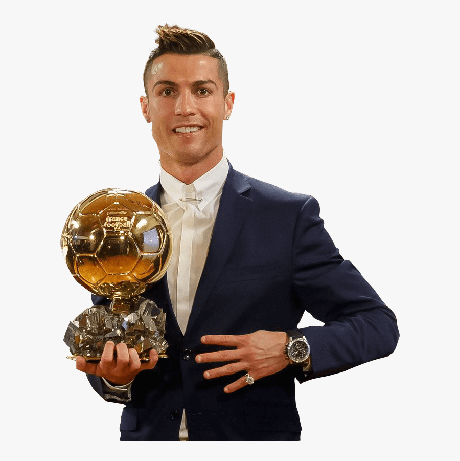 Ronaldo Png Ballon Dor Clipart Image - Ronaldo Ballon D Or Png, Transparent Clipart
