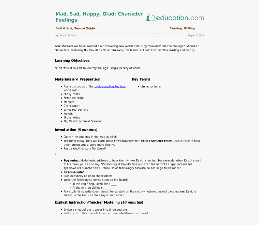 Clip Art Mad Happy Glad Character - Lesson Plan On Animals And Their Homes, Transparent Clipart