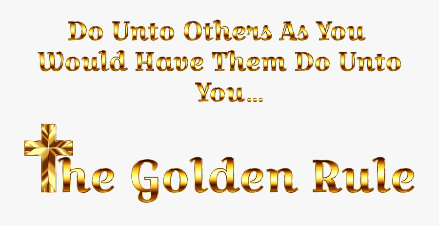 Clipart - Clip Art Golden Rule, Transparent Clipart