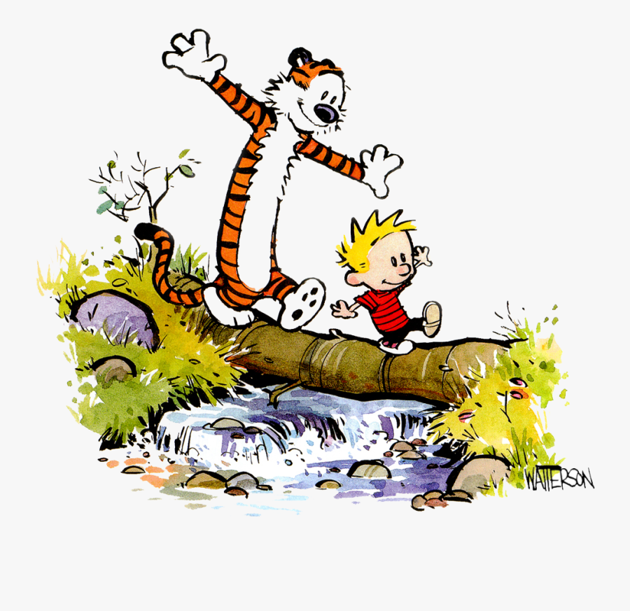 Calvin And Hobbes Clipart Merry Christmas - Calvin And Hobbes, Transparent Clipart